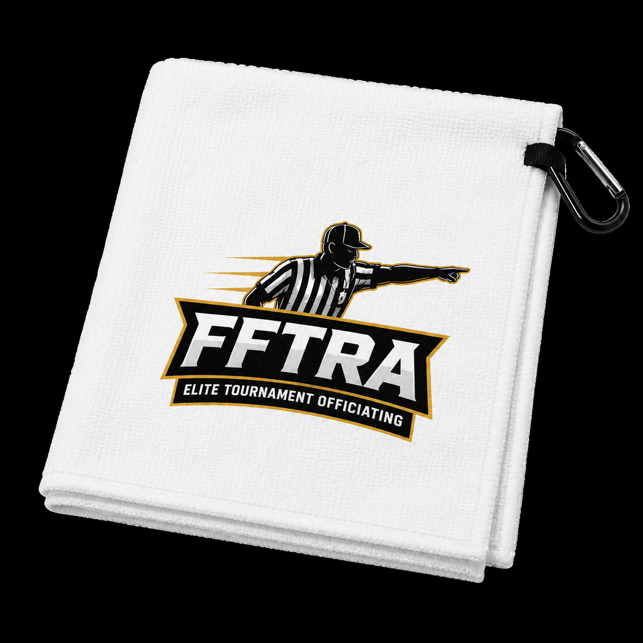 FFTRA white microfiber towel